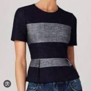 BCBGMAXAZRIA Necole denim top